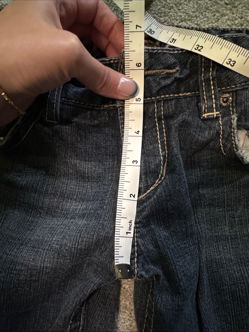 Rue 21 Dark Blue Flare Jeans - Picture 6 of 6